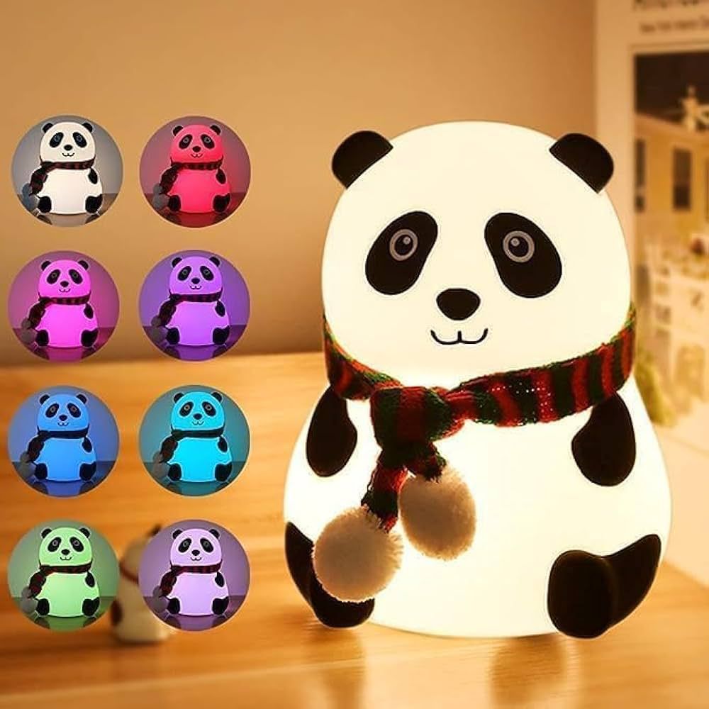 Cute Panda LED Night Light – Adorable Decorative Lamp for Bedroom & Kids Room